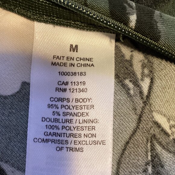 Dynamite Women's Sleeveless Strapless Green Floral Short Mini Romper Vacation - Picture 12 of 12